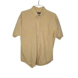 Nautica ”Sanded Poplin” Men’s size XL button Up Short Sleeve Shirt